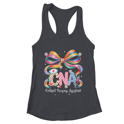 Coquette Floral CNA Certified Nursing Assistant Nurse Women Shirt & Tank Top | teecentury