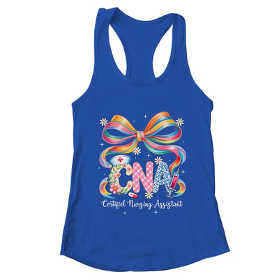 Coquette Floral CNA Certified Nursing Assistant Nurse Women Shirt & Tank Top | teecentury