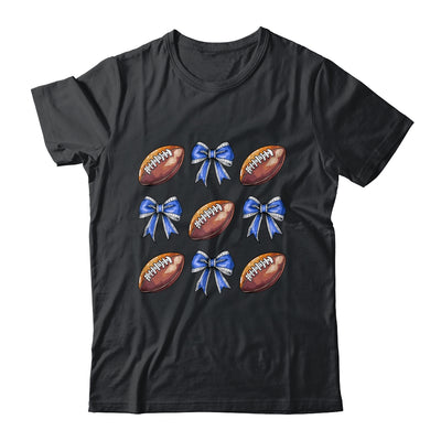 Coquette Football Bow Football Mom Game Day Women Girls Kids Shirt & Sweatshirt | teecentury