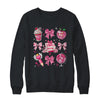 Coquette Pink Bow Ribbons Book Teacher Valentines  Women Shirt & Sweatshirt | teecentury