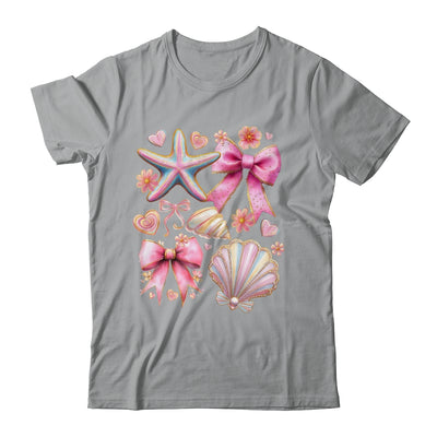 Coquette Seashell Starfish Preppy Coastal Summer Vibes Beach Shirt & Tank Top | teecentury