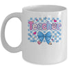 Coquette Teacher Floral Teacher Cute Back To School Women Mug | teecentury