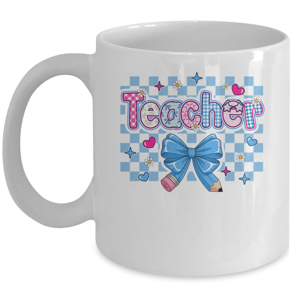 Coquette Teacher Floral Teacher Cute Back To School Women Mug | teecentury