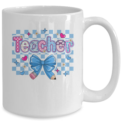 Coquette Teacher Floral Teacher Cute Back To School Women Mug | teecentury