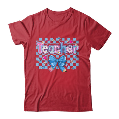 Coquette Teacher Floral Teacher Cute Back To School Women Shirt & Hoodie | teecentury