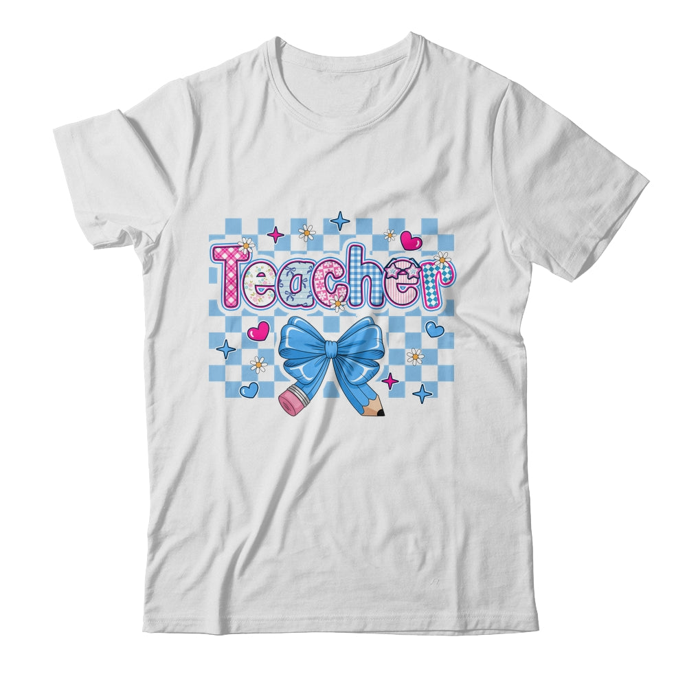 Coquette Teacher Floral Teacher Cute Back To School Women Shirt & Hoodie | teecentury