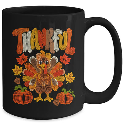 Coquette Thankful Thanksgiving Turkey Fall Autumn Season Mug | teecentury