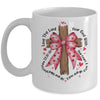Coquette Valentine Jesus Valentine Bow Bible Verse Valentine Mug | teecentury