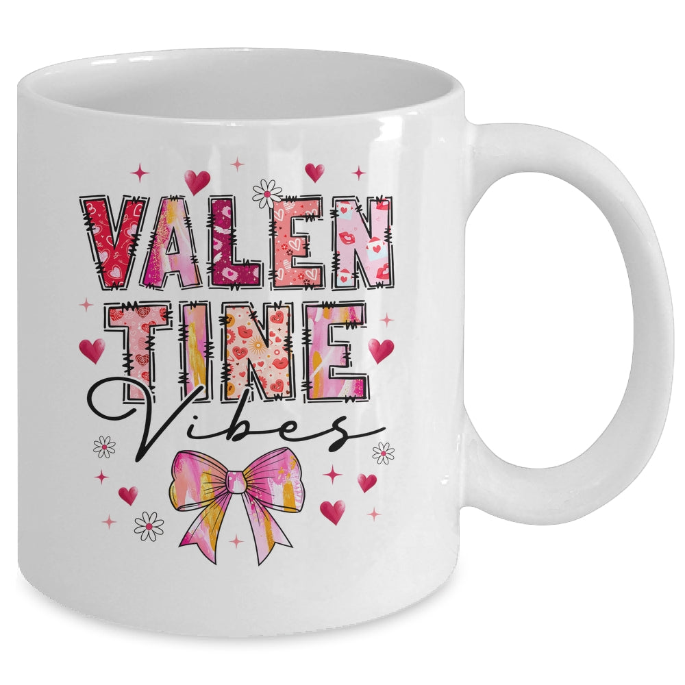 Coquette Valentine Vibes Cute Valentine Day Design Women Mug | teecentury