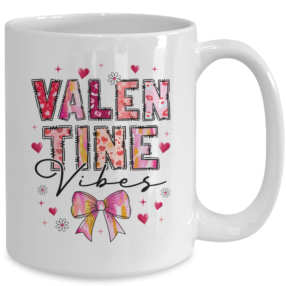 Coquette Valentine Vibes Cute Valentine Day Design Women Mug | teecentury