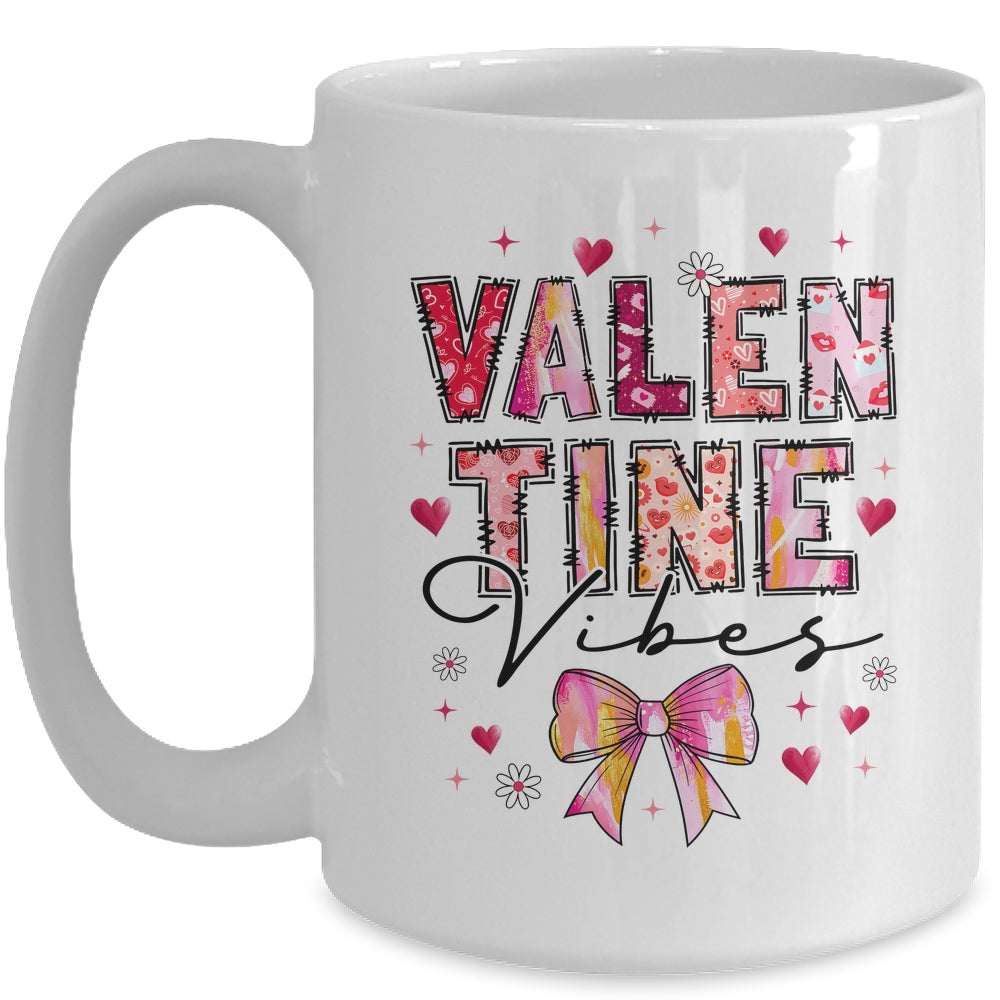 Coquette Valentine Vibes Cute Valentine Day Design Women Mug | teecentury
