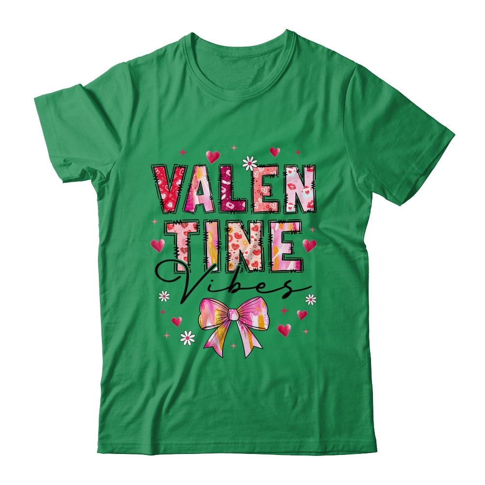 Coquette Valentine Vibes Cute Valentine Day Design Women Shirt & Sweatshirt | teecentury