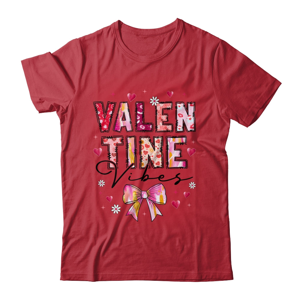 Coquette Valentine Vibes Cute Valentine Day Design Women Shirt & Sweatshirt | teecentury