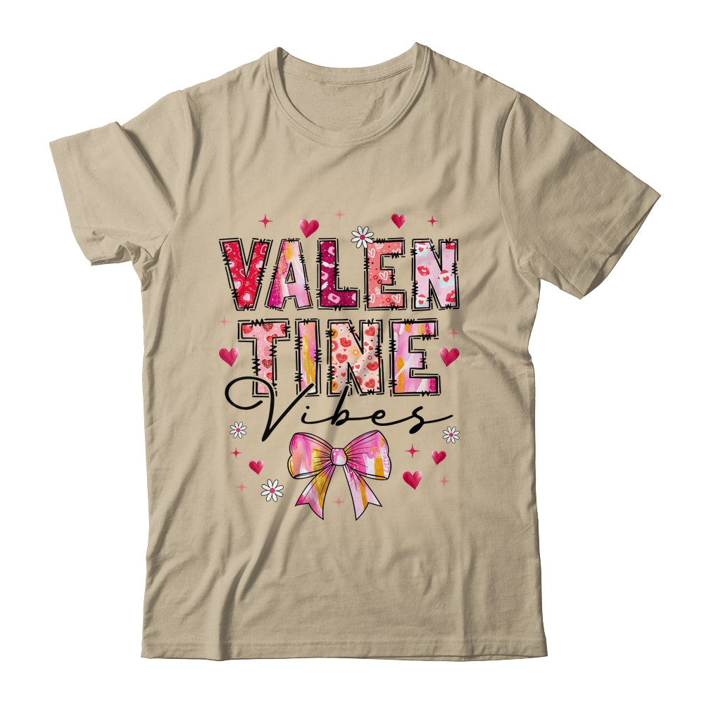 Coquette Valentine Vibes Cute Valentine Day Design Women Shirt & Sweatshirt | teecentury