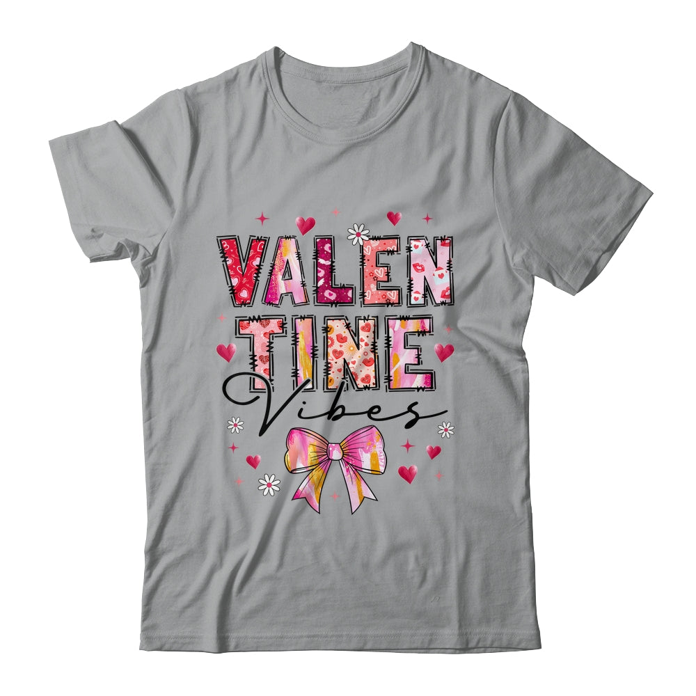 Coquette Valentine Vibes Cute Valentine Day Design Women Shirt & Sweatshirt | teecentury