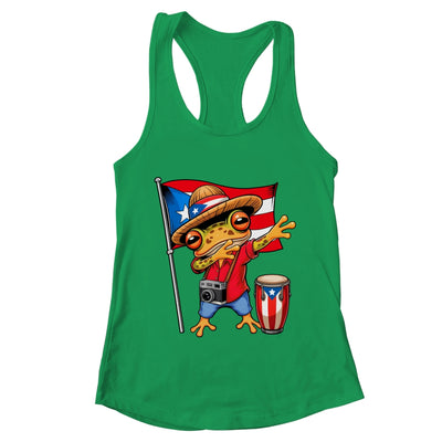 Coqui Dabbing Frog Puerto Rico Taino Boricua Dabbing Shirt & Tank Top | teecentury
