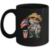 Coqui Frog Puerto Rico Puerto Rican Flag Taino Boricua Mug | teecentury
