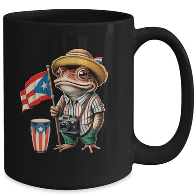 Coqui Frog Puerto Rico Puerto Rican Flag Taino Boricua Mug | teecentury