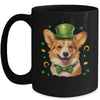 Corgi St Patricks Day Leprechaun Shamrock Irish Mug | teecentury