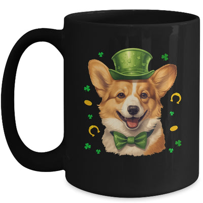 Corgi St Patricks Day Leprechaun Shamrock Irish Mug | teecentury