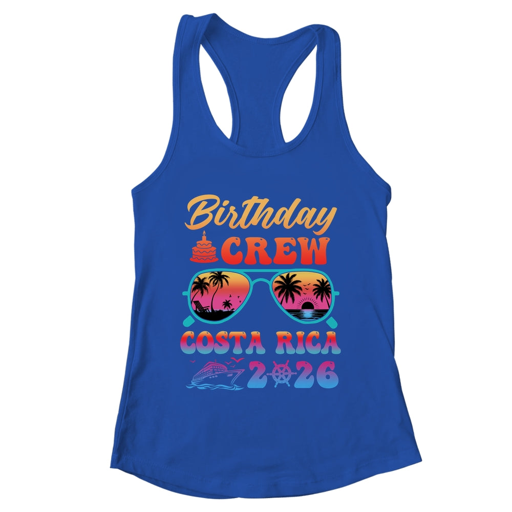 Costa Rica Birthday Crew Vacation Cruise 2026 Summer Trip Group Shirt & Tank Top | teecentury