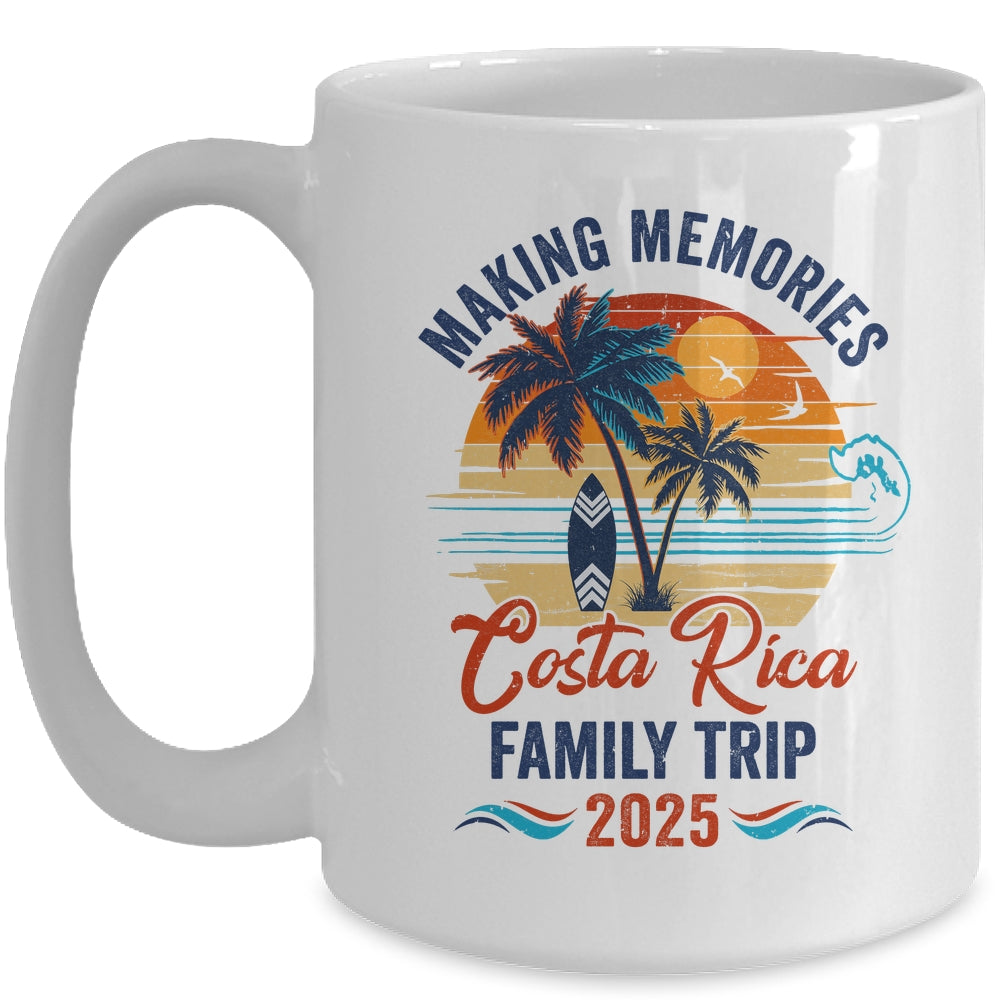 Costa Rica Family Vacation 2025 Making Memories Together Trip Mug | teecentury