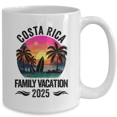 Costa Rica Family Vacation 2025 Matching Outfits Beach Summer Mug | teecentury