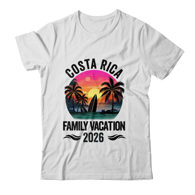 Costa Rica Family Vacation 2026 Matching Outfits Beach Summer Shirt & Tank Top | teecentury