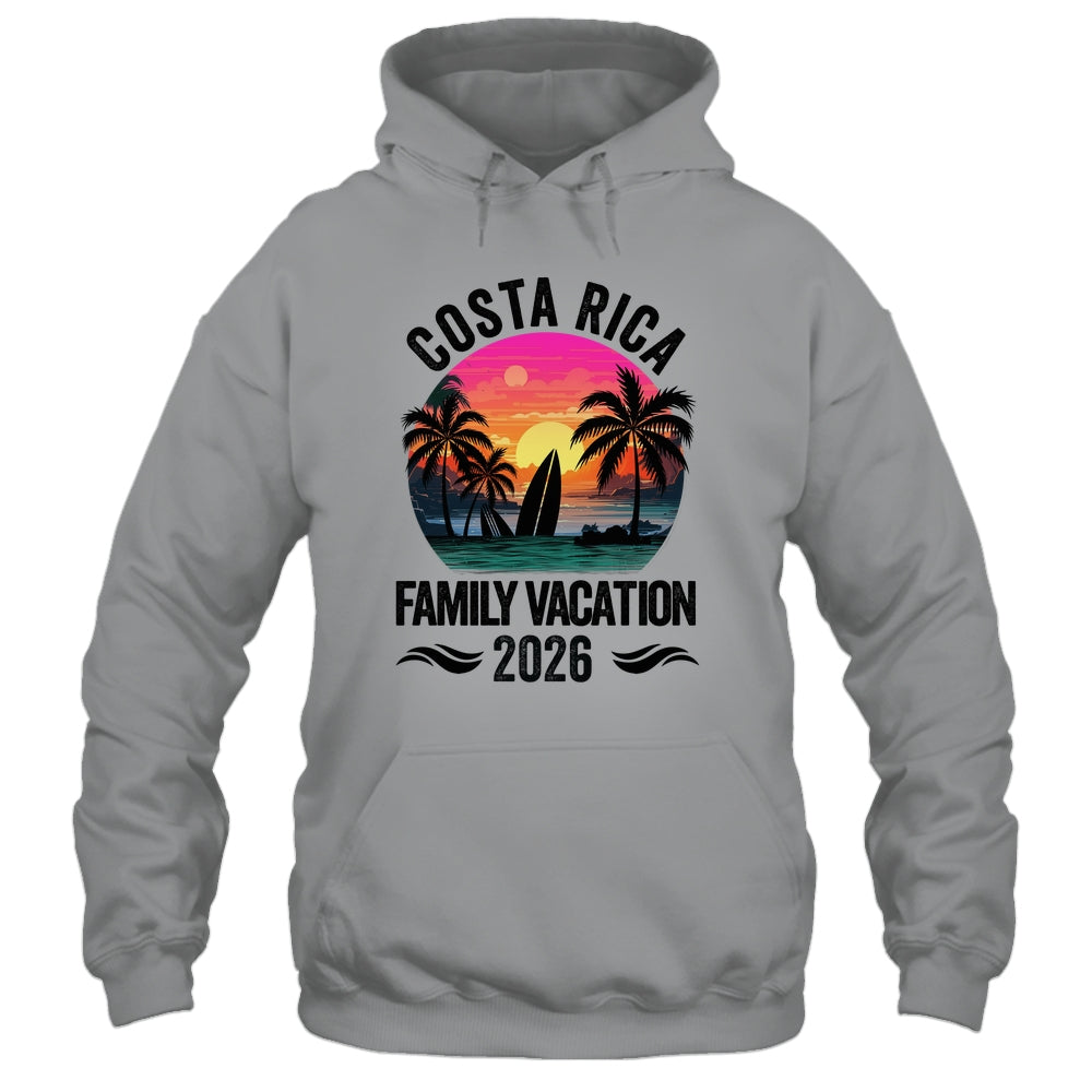 Costa Rica Family Vacation 2026 Matching Outfits Beach Summer Shirt & Tank Top | teecentury