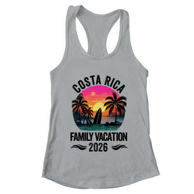 Costa Rica Family Vacation 2026 Matching Outfits Beach Summer Shirt & Tank Top | teecentury
