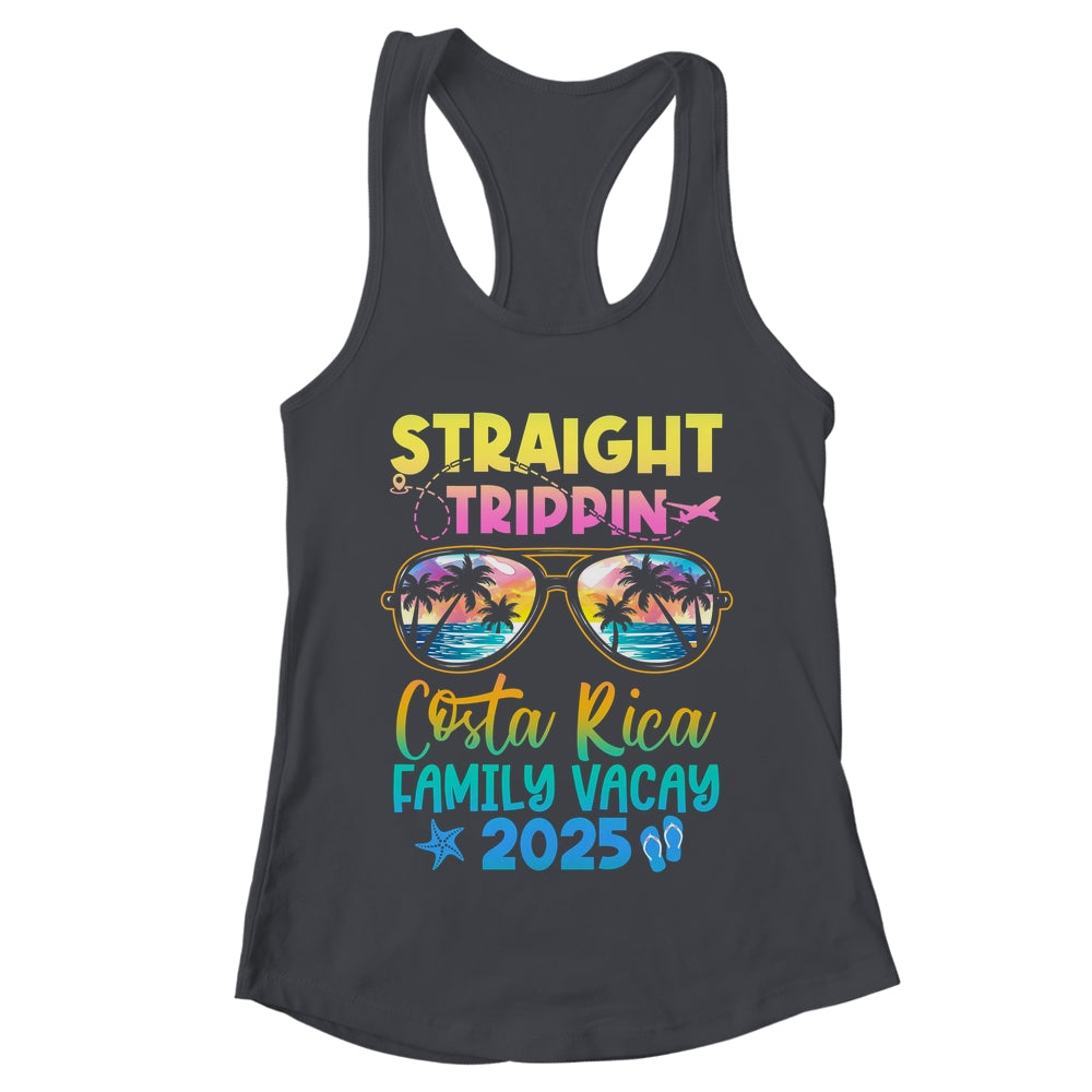 Costa Rica Family Vacay Vacation 2025 Straight Trippin Shirt & Tank Top | teecentury