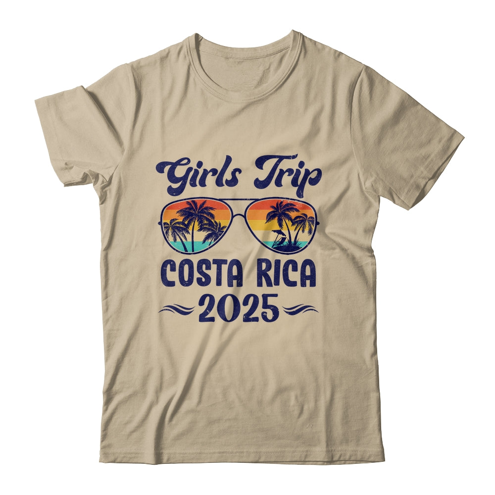 Costa Rica Girls Trip Beach Vacation 2025 Matching Group Shirt & Tank Top | teecentury