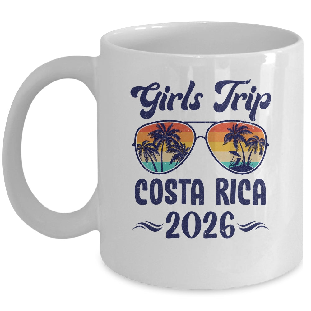 Costa Rica Girls Trip Beach Vacation 2026 Matching Group Mug | teecentury