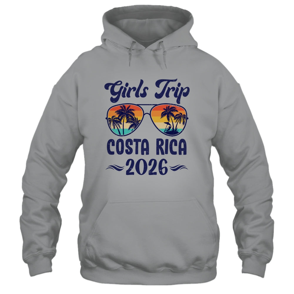 Costa Rica Girls Trip Beach Vacation 2026 Matching Group Shirt & Tank Top | teecentury
