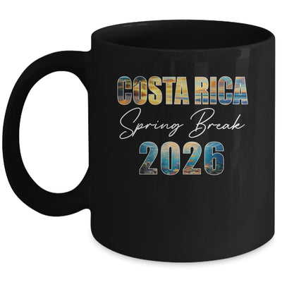 Costa Rica Spring Break 2026 Summer Vacation Beach Mug | teecentury