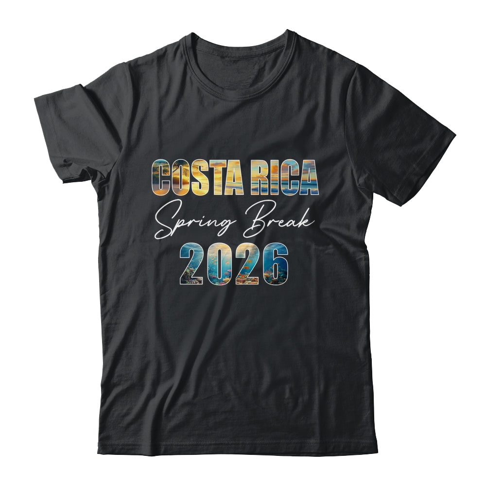 Costa Rica Spring Break 2026 Summer Vacation Beach Shirt & Tank Top | teecentury