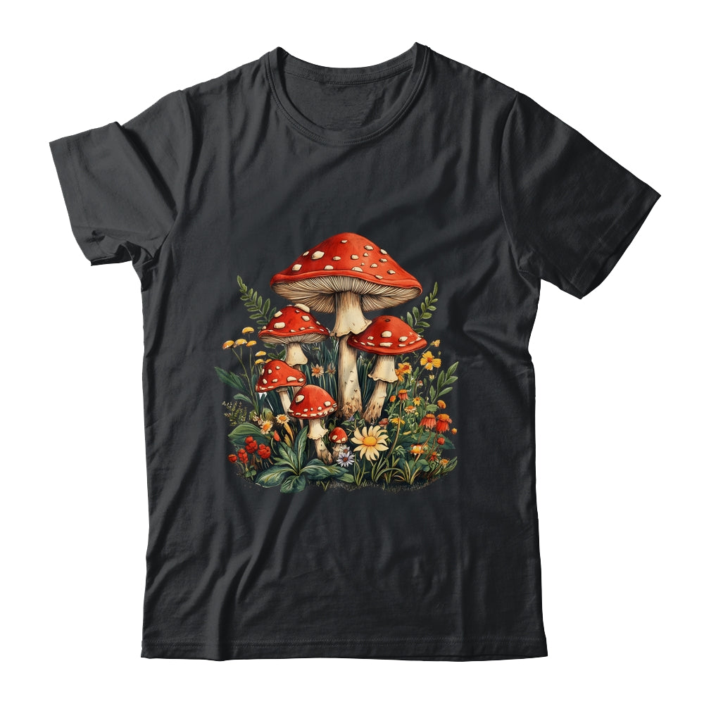 Cottagecore Mushroom Garden Lover Nature Plant Vintage Shirt & Tank Top | teecentury