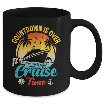 Countdown Is Over It's Cruise Time Vintage Family Vacation Mug | teecentury