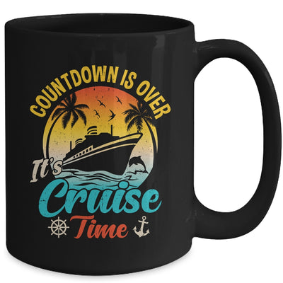 Countdown Is Over It's Cruise Time Vintage Family Vacation Mug | teecentury