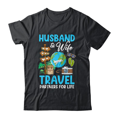 Couple Matching Husband And Wife Travel Partners For Life Shirt & Tank Top | teecentury