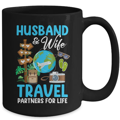 Couple Matching Husband And Wife Travel Partners For Life Mug | teecentury