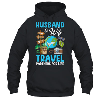 Couple Matching Husband And Wife Travel Partners For Life Shirt & Tank Top | teecentury