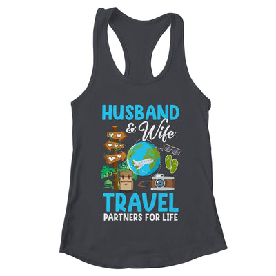 Couple Matching Husband And Wife Travel Partners For Life Shirt & Tank Top | teecentury