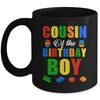 Cousin Birthday Boy Master Builder Building Bricks Blocks Mug | teecentury