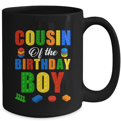 Cousin Birthday Boy Master Builder Building Bricks Blocks Mug | teecentury