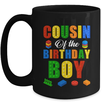 Cousin Birthday Boy Master Builder Building Bricks Blocks Mug | teecentury