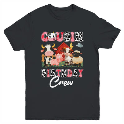Cousin Birthday Crew Farm Cow Birthday Boy Girl Family Youth Shirt | teecentury