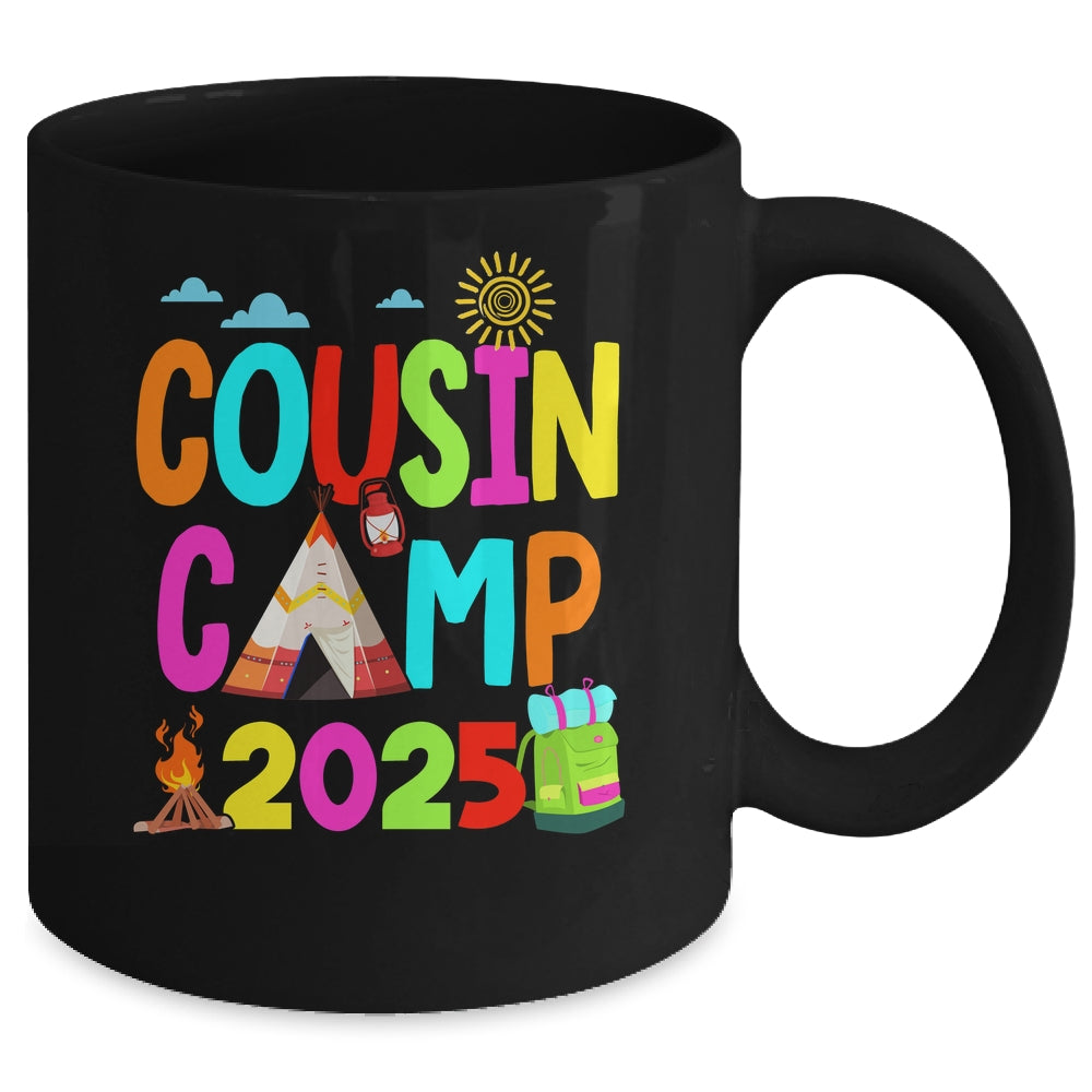 Cousin Camp 2025 Family Camping Summer Vacation Cousin Crew Mug | teecentury