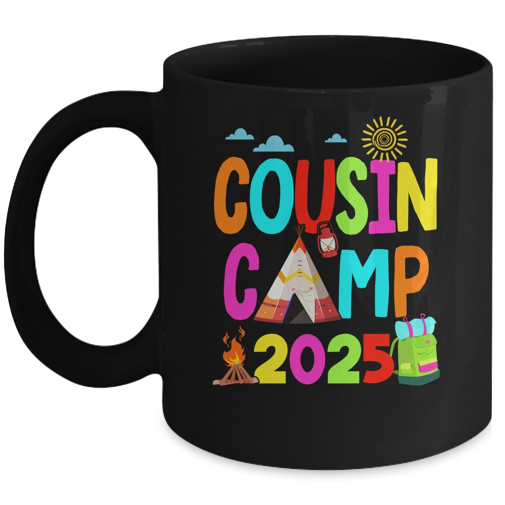 Cousin Camp 2025 Family Camping Summer Vacation Cousin Crew Mug | teecentury