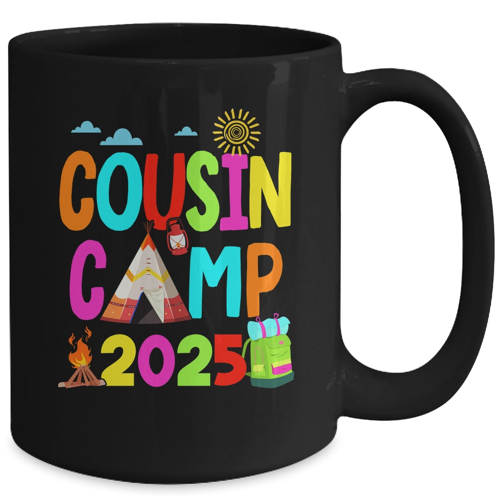 Cousin Camp 2025 Family Camping Summer Vacation Cousin Crew Mug | teecentury